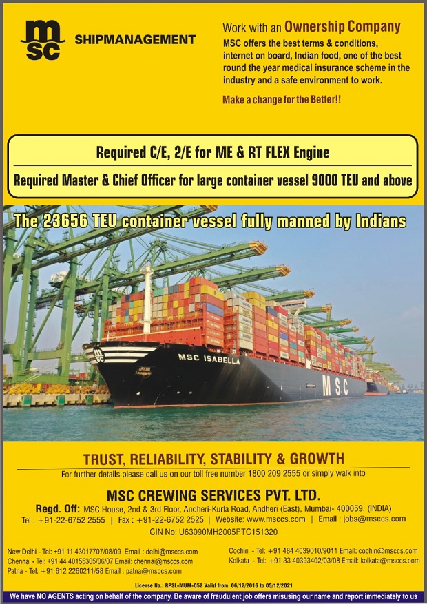 msc crewing
