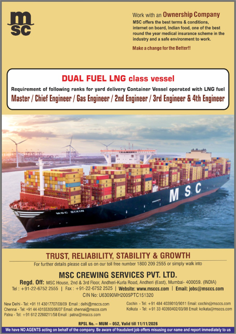 msc crewing