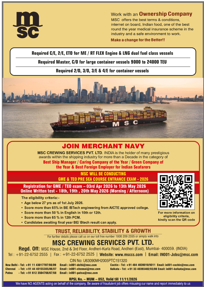 msc crewing