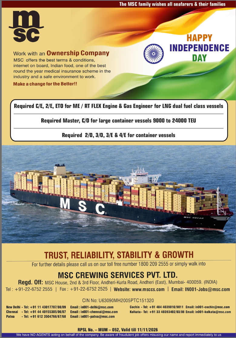 msc crewing