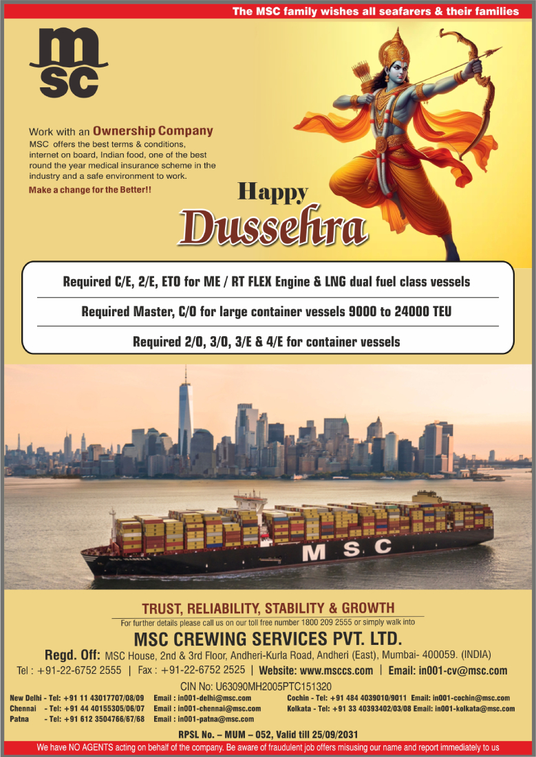 msc crewing