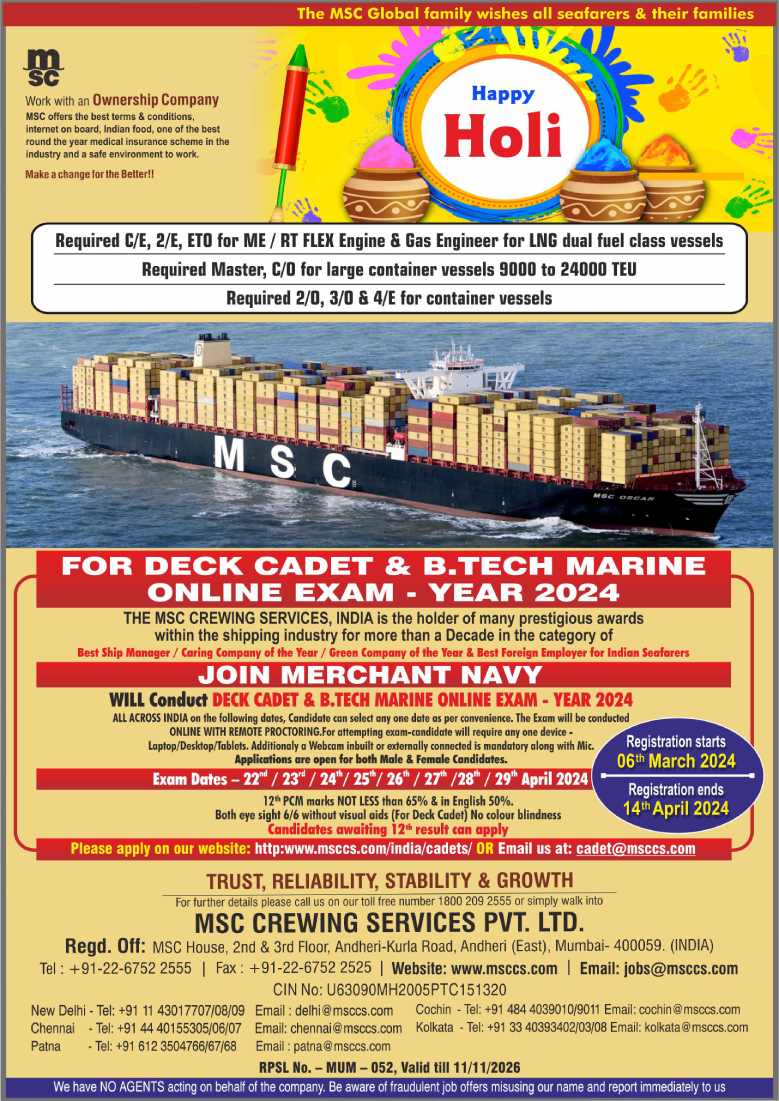 msc crewing
