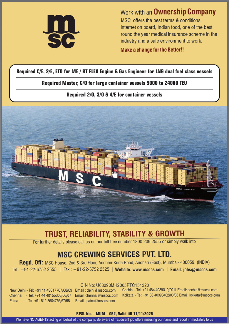 msc crewing