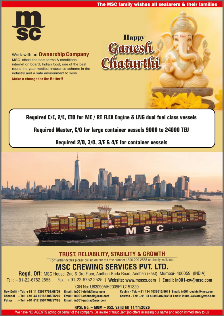 msc crewing