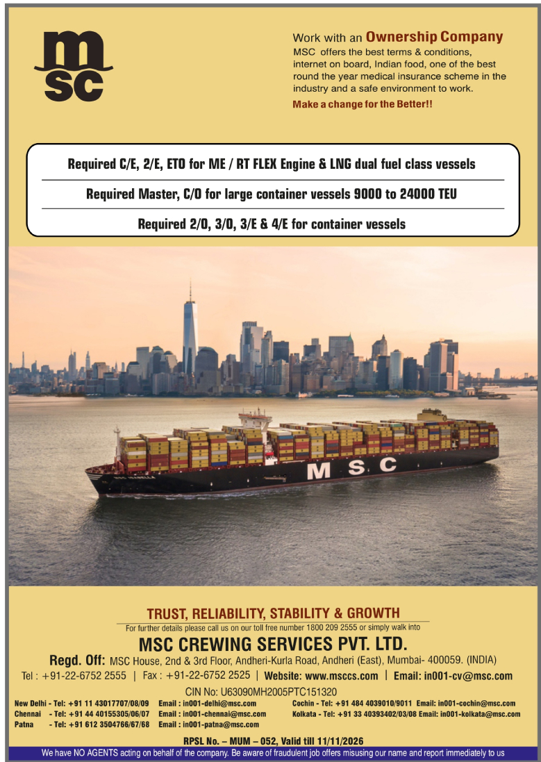 msc crewing