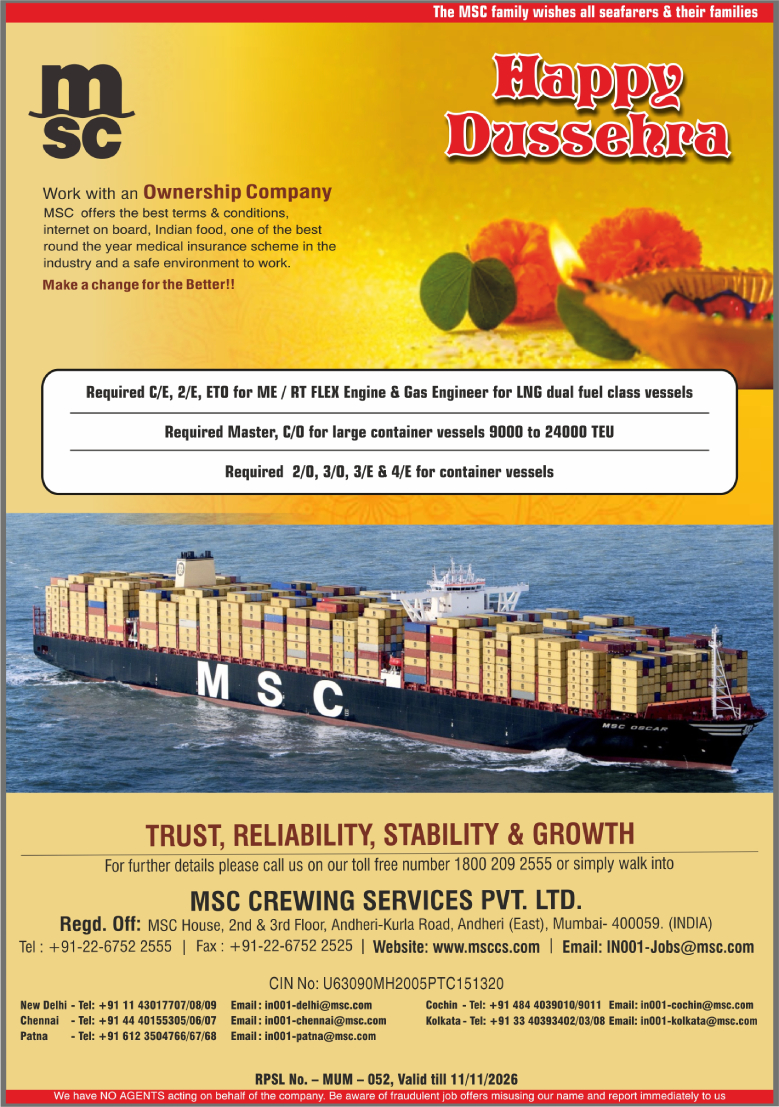msc crewing