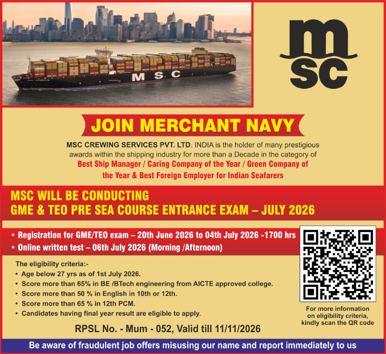 msc crewing