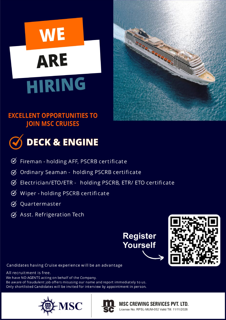 msc crewing