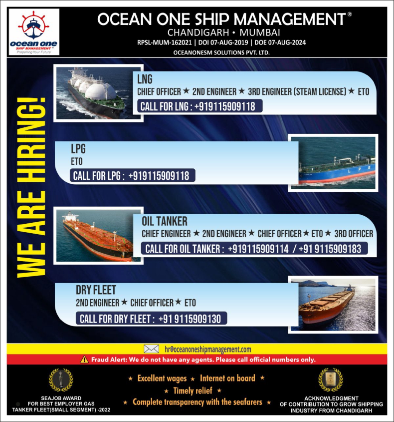 Oceanone Ship Management.