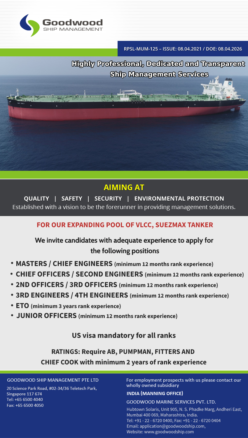 Goodwood Ship Management