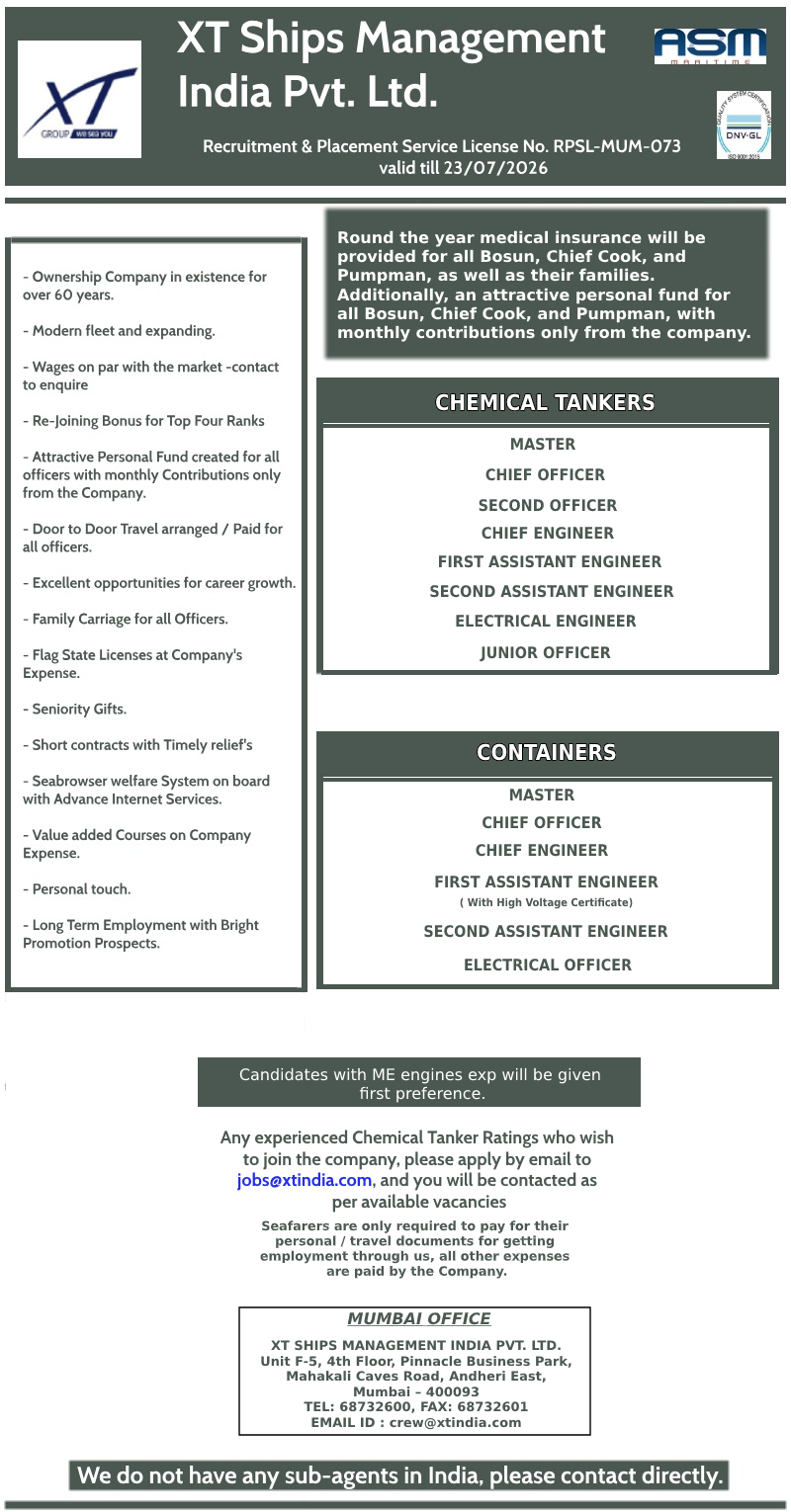 XT Ship Management